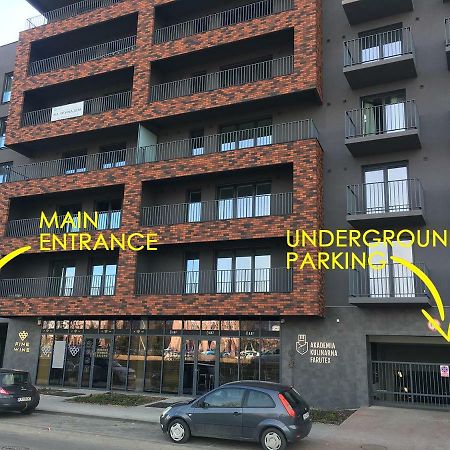 Navyblue Apartment Cracow Free Parking Tv كراكوفيا المظهر الخارجي الصورة