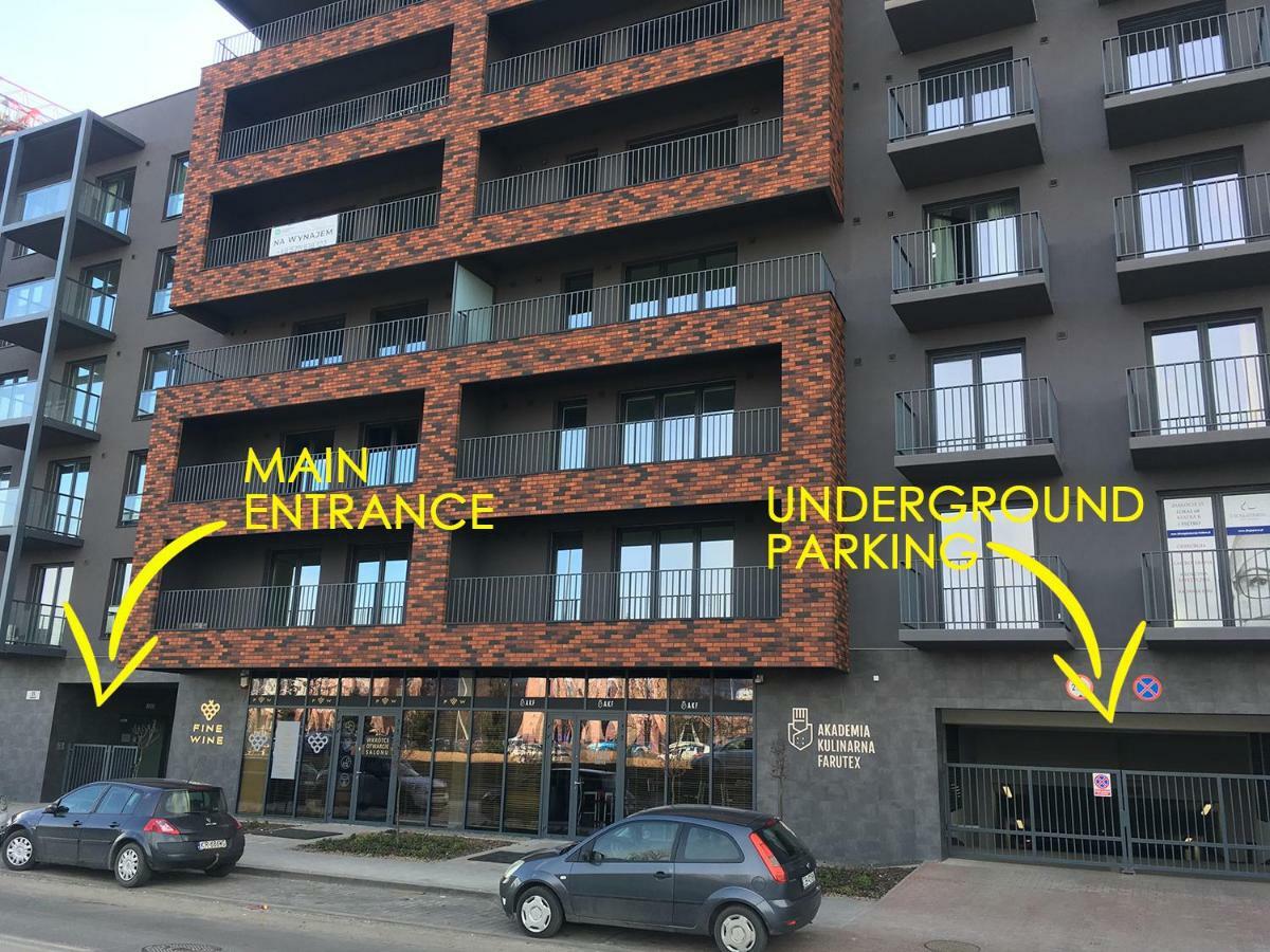 Navyblue Apartment Cracow Free Parking Tv كراكوفيا المظهر الخارجي الصورة